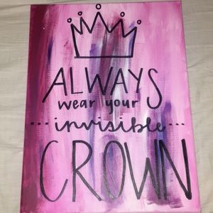Princess Crown Canvas ZTA